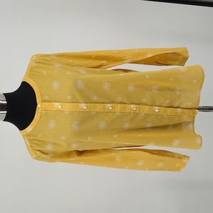 Loft Cotton Blouse Women's size Small